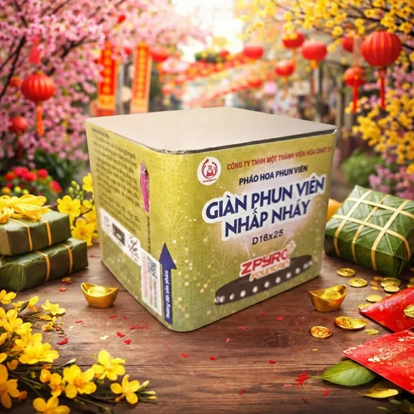 Ảnh 1 Giàn Nhấp Nháy 25 Ống (D16x25) Z121 – mẫu mới 2026