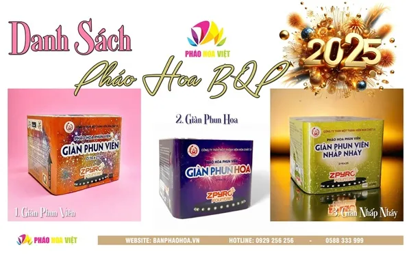 Các giàn pháo hoa bộ quốc phòng tầm cao