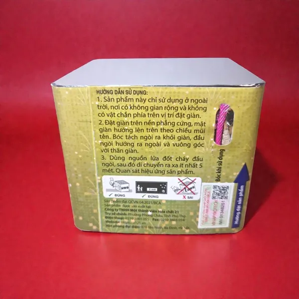 Quét mã Qr trên vỏ hộp Giàn Nhấp Nháy 25 ống để kiểm tra