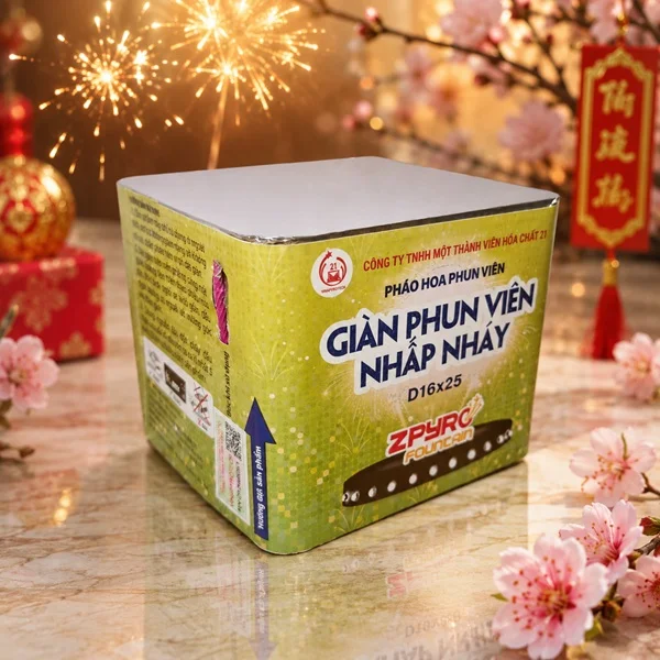 Giàn Nhấp Nháy 25 ống 2026 Z121 – góc chụp sản phẩm