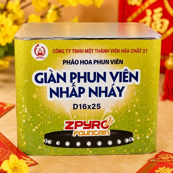Giàn Nhấp Nháy D16x25 loại mới năm 2026 – góc chụp hộp