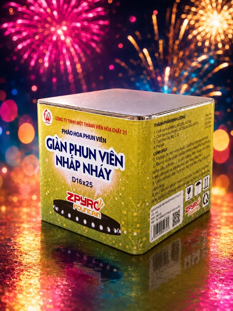 Hình ảnh sản phẩm Giàn Nhấp Nháy 25 ống 2026 D16x25 Z121 Bộ Quốc Phòng