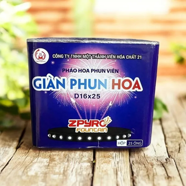 Giàn Phun Hoa 25 ống 2026 Z121 Giàn Phun Hoa 25 ống 2026 Z121 – góc chụp 1