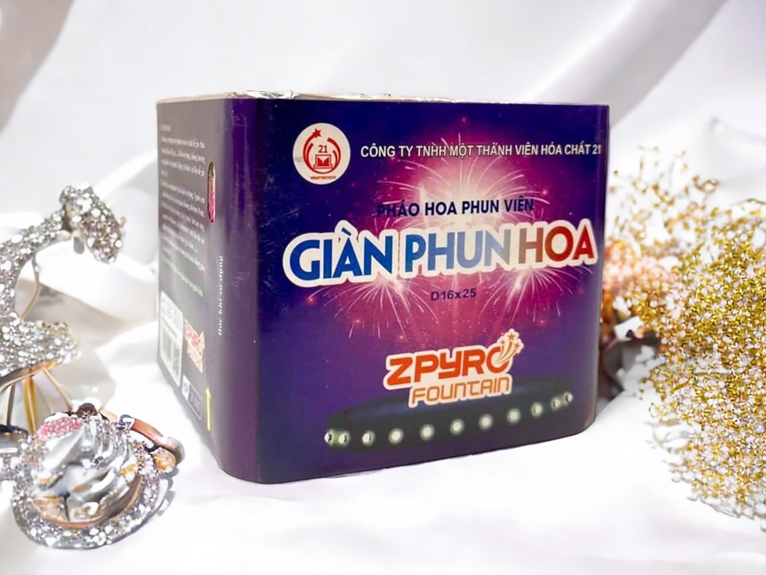 Giàn phun hoa mới nhất