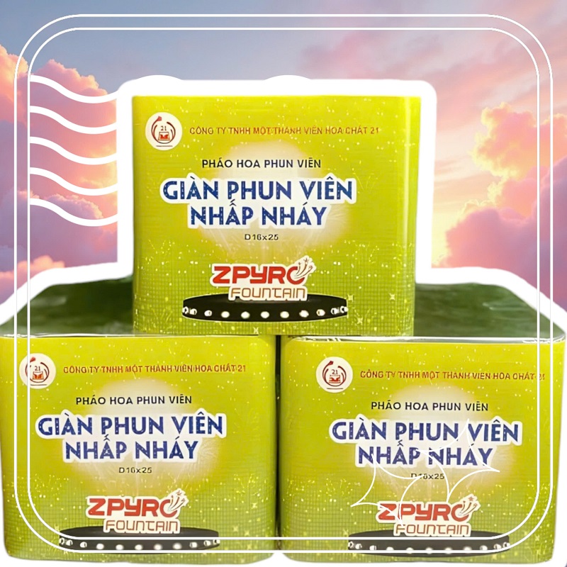 Pháo hoa giàn nhấp nháy