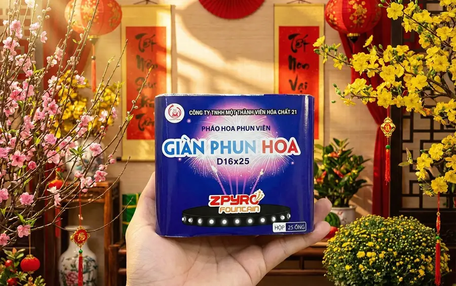 Cận cảnh màn test thực tế Giàn Phun Hoa Z121 phiên bản 2026