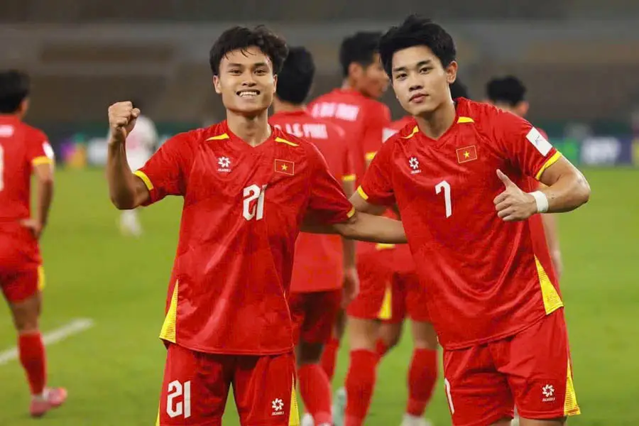 U23 Việt Nam ăn mừng chiến thắng trước U23 UAE - 04