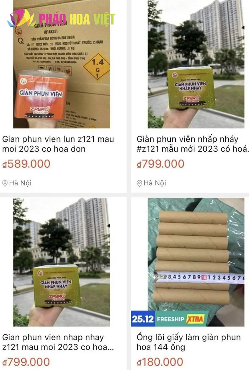 Loạn giá trên thị trường pháo hoa trước Tết