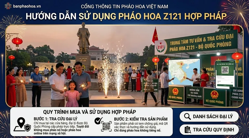 Quy định pháp lý khi sử dụng pháo hoa tại Thanh Hóa